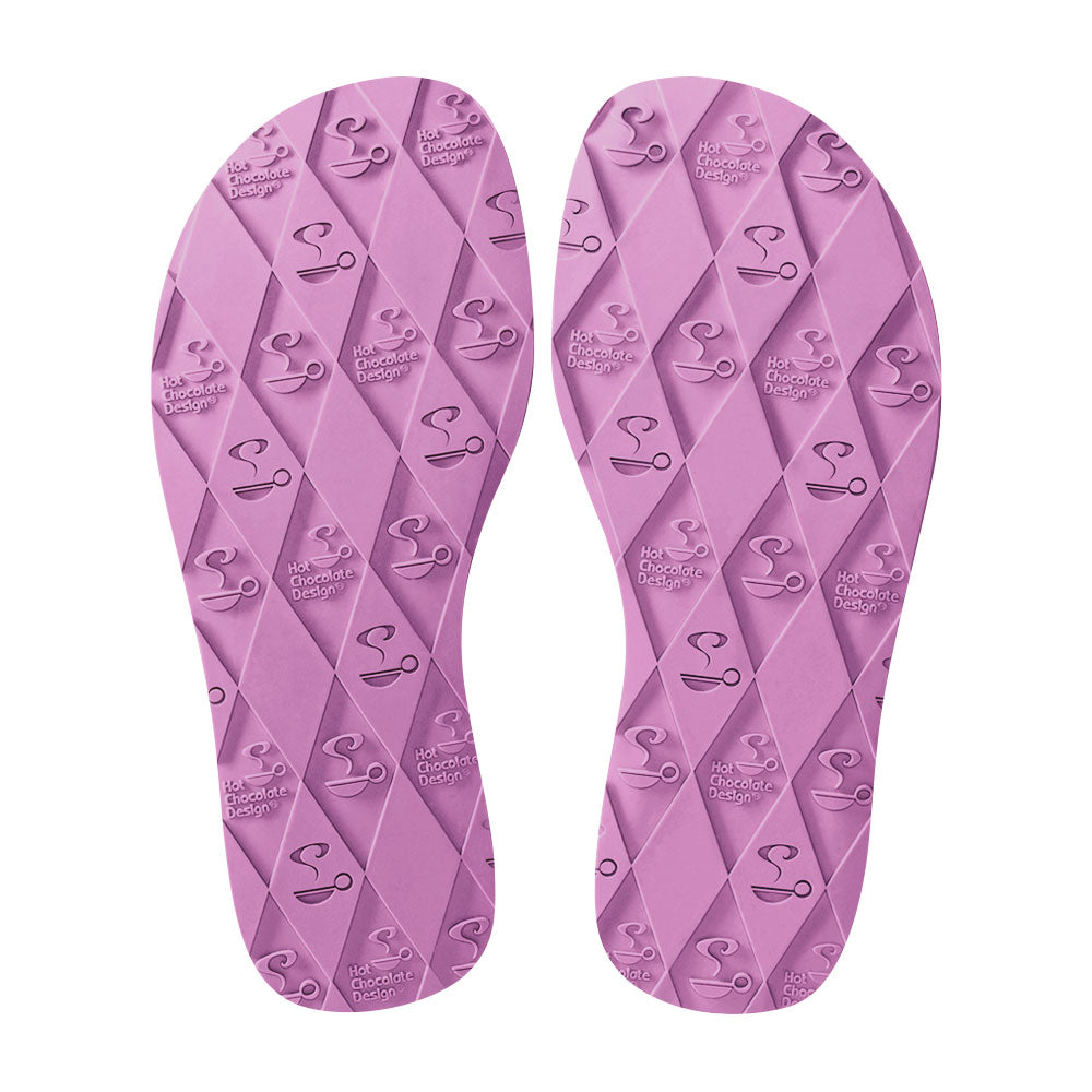 Chocolaticas® Purple Glitter Women's Mary Jane Platform