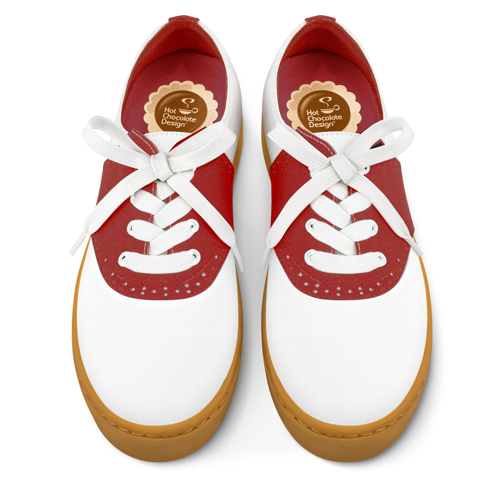 Chocolaticas® Saddle Red Casual Sneaker