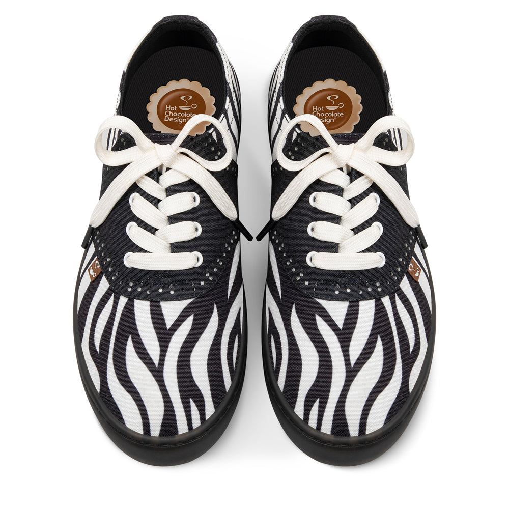 Chocolaticas® Saddle Zebra Casual Sneaker