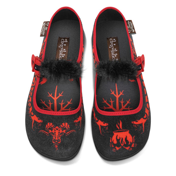 Chocolaticas Salem 2 Women s Mary Jane Flat Hot Chocolate Design UK