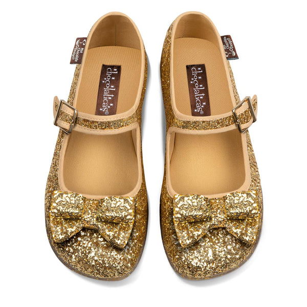 Carter's gold glitter shoes clearance
