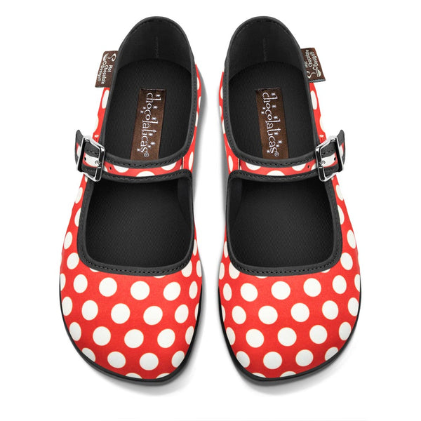 Polka dot mary janes discount