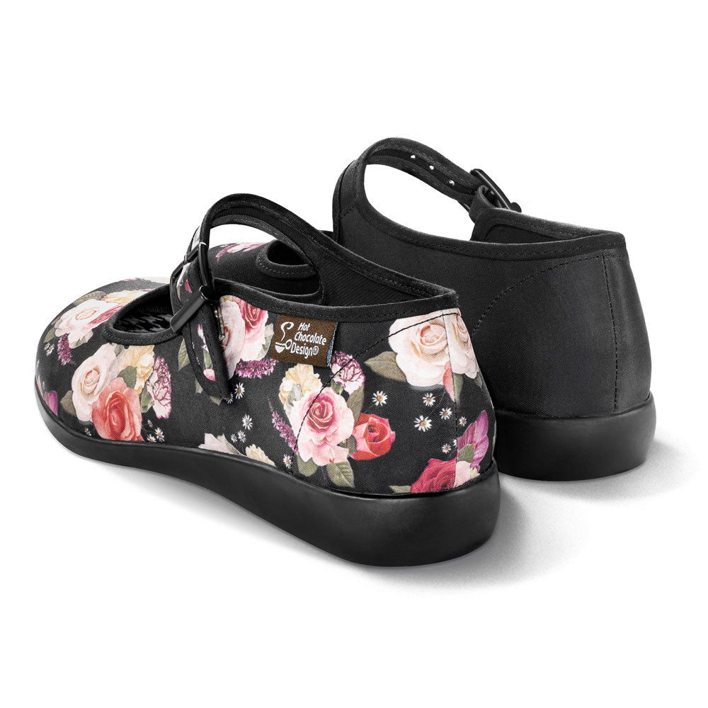ChocolaticasĀ® Velvet Garden Women's Mary Jane Flat