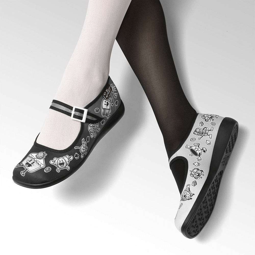 ChocolaticasĀ® Cartoon Women's Mary Jane Flat