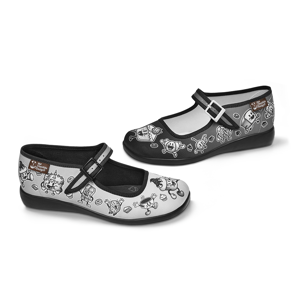 ChocolaticasĀ® Cartoon Women's Mary Jane Flat