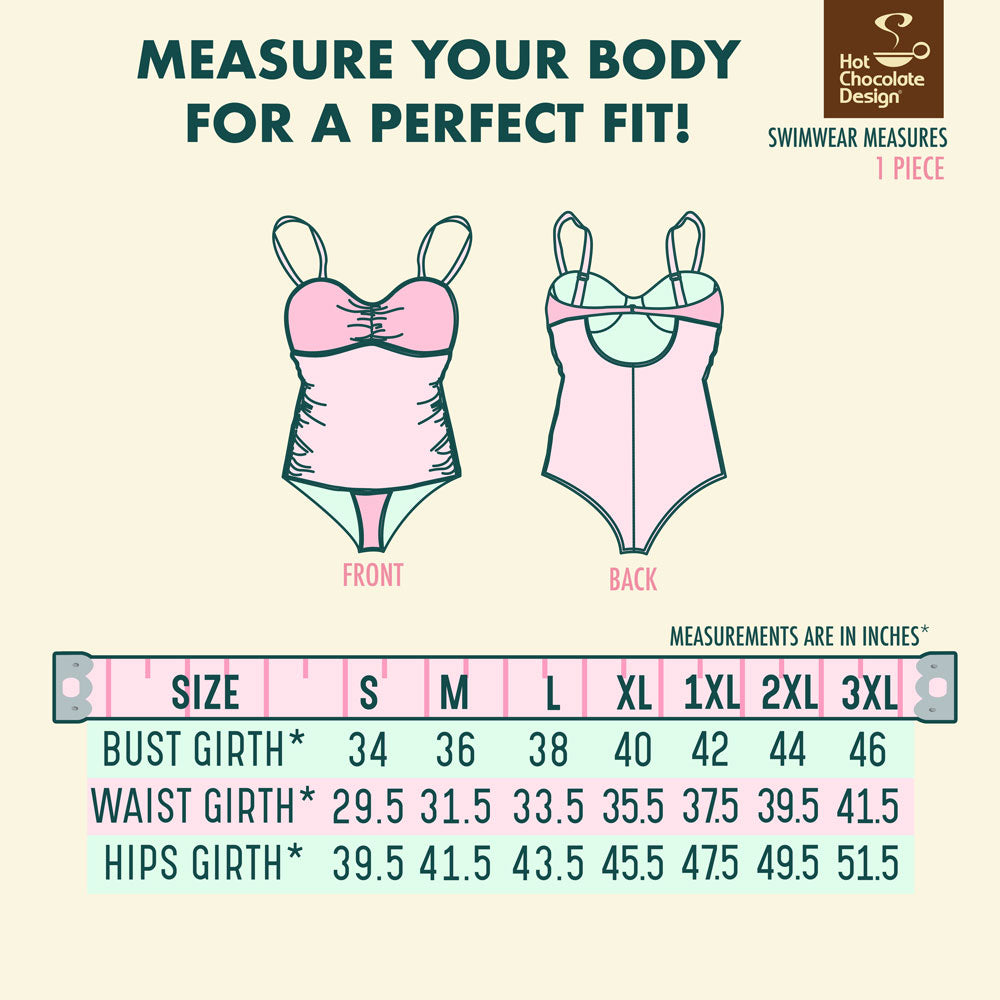 Chocolaticas® Dark Tattoo Women's Swimwear