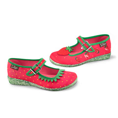 Chocolaticas® Berry Bliss Women's Mary Jane Flat