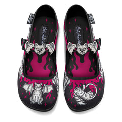 Chocolaticas® The Gargoyle Cats Women's Mary Jane Flat