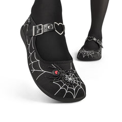 Chocolaticas® Widow Heart Women's Mary Jane Flat