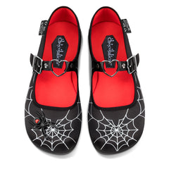 Chocolaticas® Widow Heart Women's Mary Jane Flat