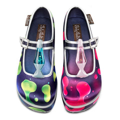 Chocolaticas® Lava Lamp Women's Mary Jane Platform