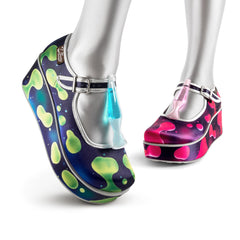 Chocolaticas® Lava Lamp Women's Mary Jane Platform