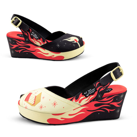 Chocolaticas® She's On Fire Women's Sandal