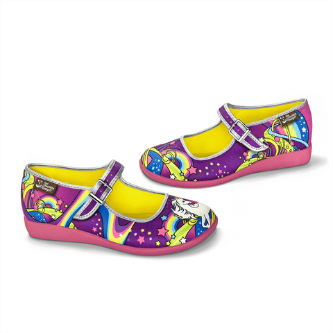 Chocolaticas® Lucy In The Sky Women's Mary Jane Flat