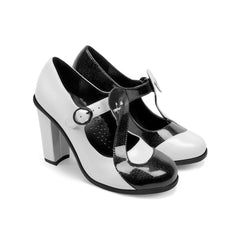 Chocolaticas® High Heels Black Swan Women's Mary Jane Pump