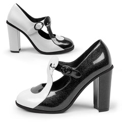 Chocolaticas® High Heels Black Swan Women's Mary Jane Pump