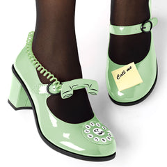 Chocolaticas® Mid Heels Call Me In Mint Women's Mary Jane Pump