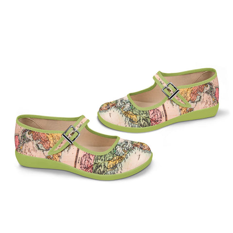 Chocolaticas® Antique Voyage Women's Mary Jane Flat