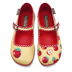 Chocolaticas® Apple Women's Mary Jane Flat