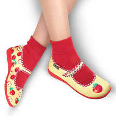 Chocolaticas® Apple Women's Mary Jane Flat