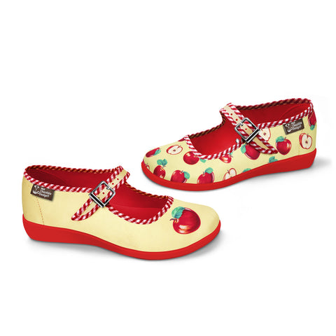 Chocolaticas® Apple Women's Mary Jane Flat