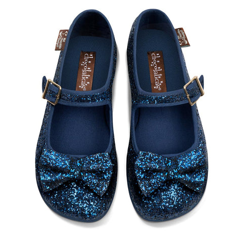 Chocolaticas® Blue Diamond Women's Mary Jane Flat