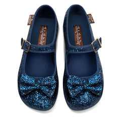 Chocolaticas® Blue Diamond Women's Mary Jane Flat