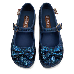 Chocolaticas® Blue Diamond Women's Mary Jane Flat