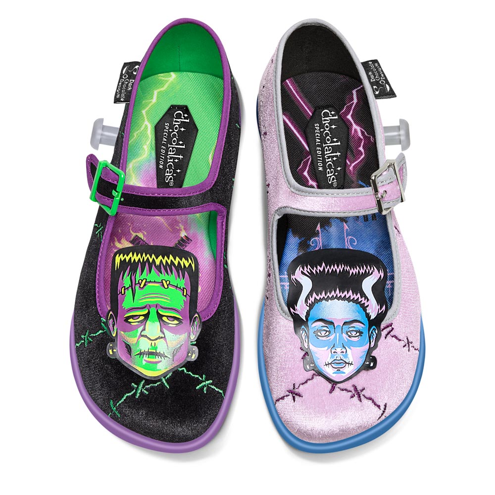 Chocolaticas Monster House Women s Mary Jane Flat Hot Chocolate Design UK