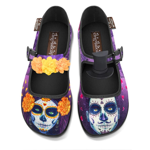 Chocolaticas® Dia de Muertos Women's Mary Jane Flat