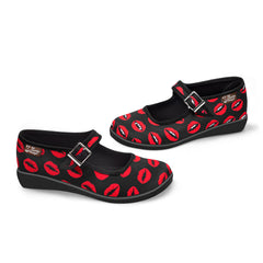 Chocolaticas® Kiss Me. Women's Mary Jane Flat