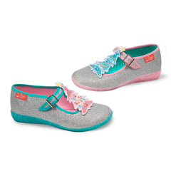 Chocolaticas® Vintage Christmas Women's Mary Jane Flat