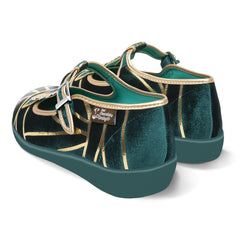 Chocolaticas® Peacock 2 Women's Mary Jane Flat