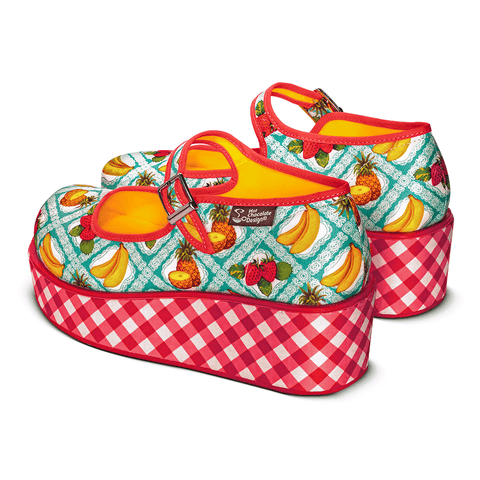 Chocolaticas® Kitsch Picnic Women's Mary Jane Platform