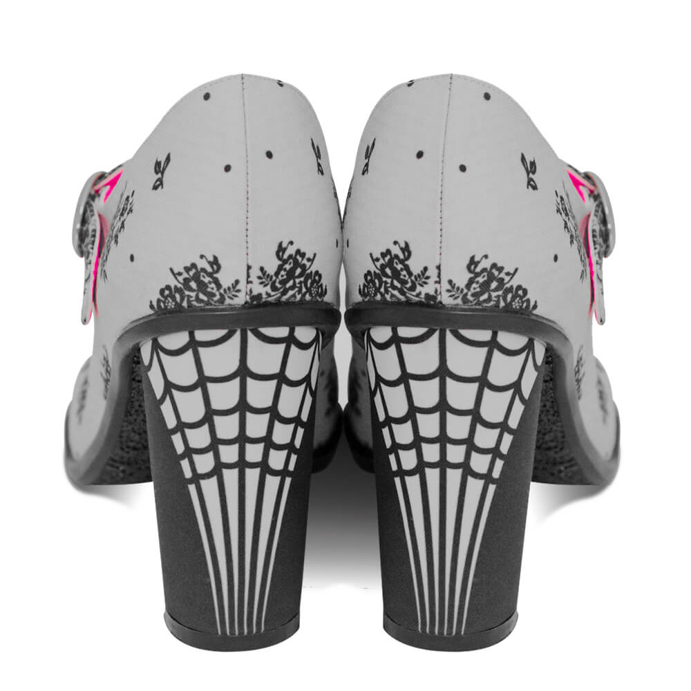Chocolaticas® High Heels Spider Web Women's Mary Jane Pump
