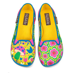 Flower slip on shop shoes