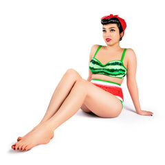 Chocolaticas® Watermelon Women's Swimwear Top