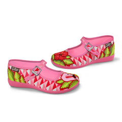 Chocolaticas® Flamingo Women's Mary Jane Flat