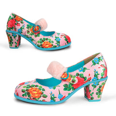 Chocolaticas® Mid Heels Miss Kitsch Women's Mary Jane Pumps