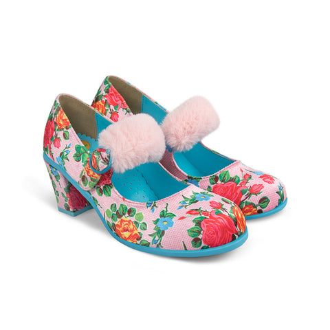 Chocolaticas® Mid Heels Miss Kitsch Women's Mary Jane Pumps