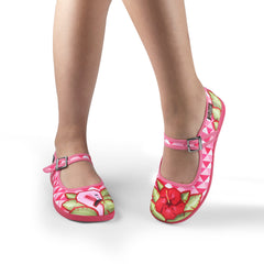Chocolaticas® Flamingo Women's Mary Jane Flat