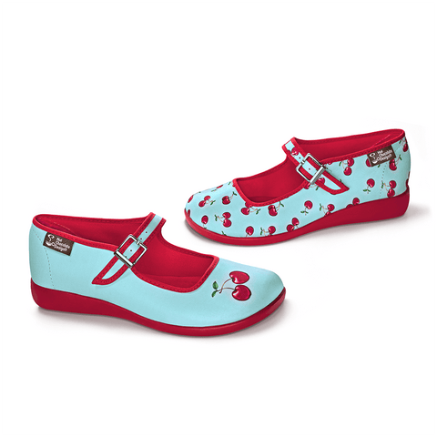 Chocolaticas® Cherry Women's Mary Jane Flat