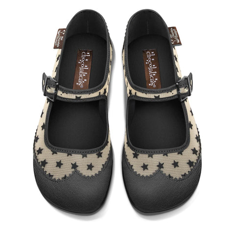 Chocolaticas® Havana Stars Women's Mary Jane Flat